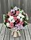 Букет цветов из: Альстромерии, Гвоздики, Розы и Хризантемы в Заречный