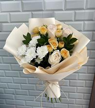 Букет цветов из:  Розы и Хризантемы в Заречный