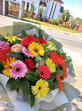 Букет цветов из:  Герберы #REPLACE_PRED# Заречный