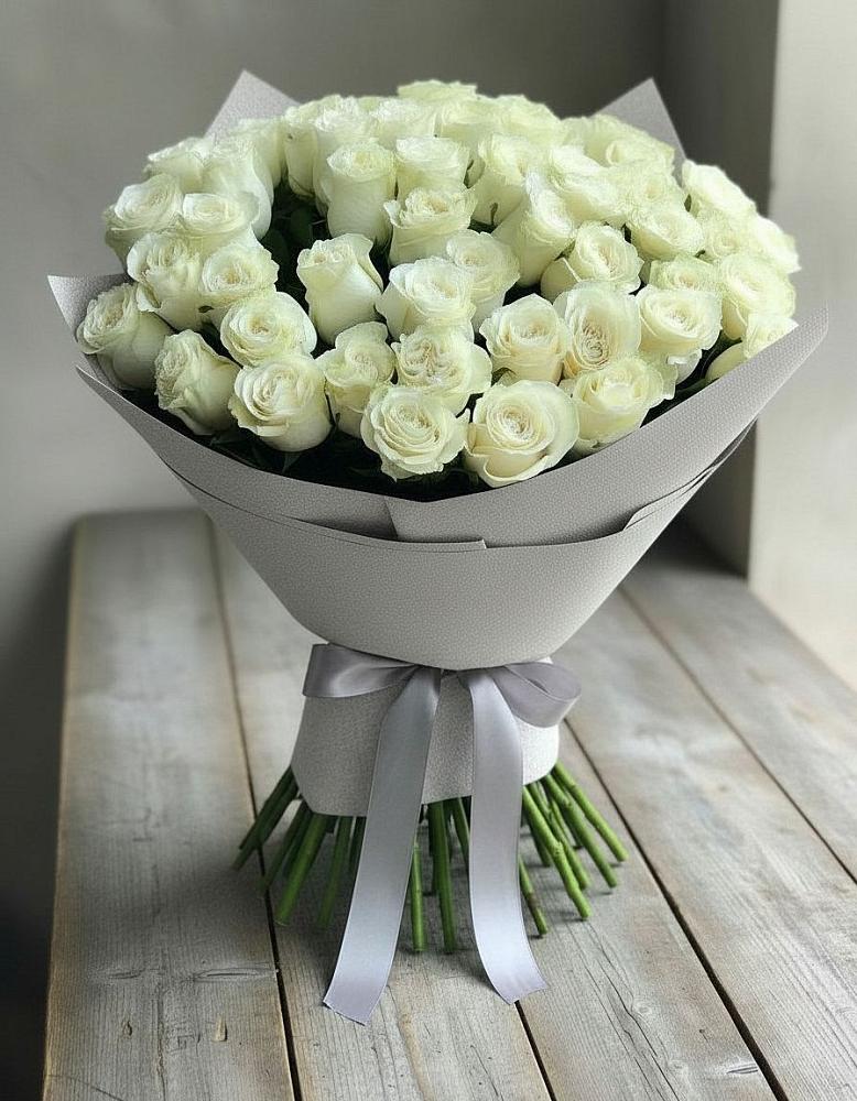 Букет 35 Белых роз в Заречный