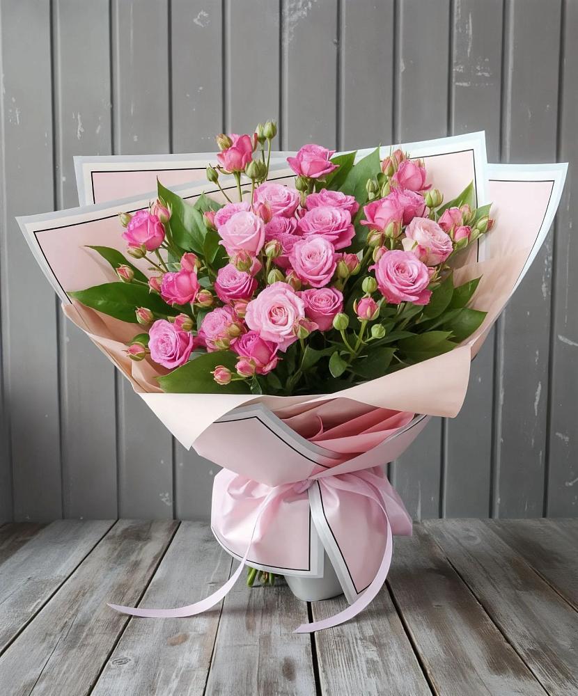 Букет Розовый кустик в Заречный