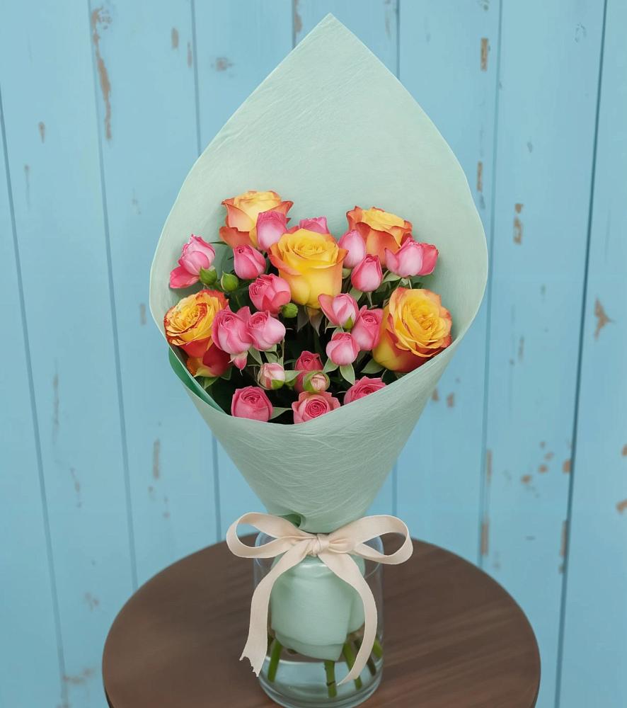 Букет цветов из: Розы в Заречный