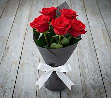 Букет 5 Красных роз Эдлесс Лав #REPLACE_PRED# Заречный