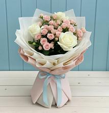 Букет цветов из:  Розы в Заречный