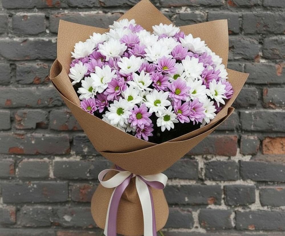 Букет цветов из: Хризантемы в Заречный