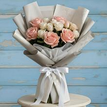 Букет цветов из:  Розы в Заречный