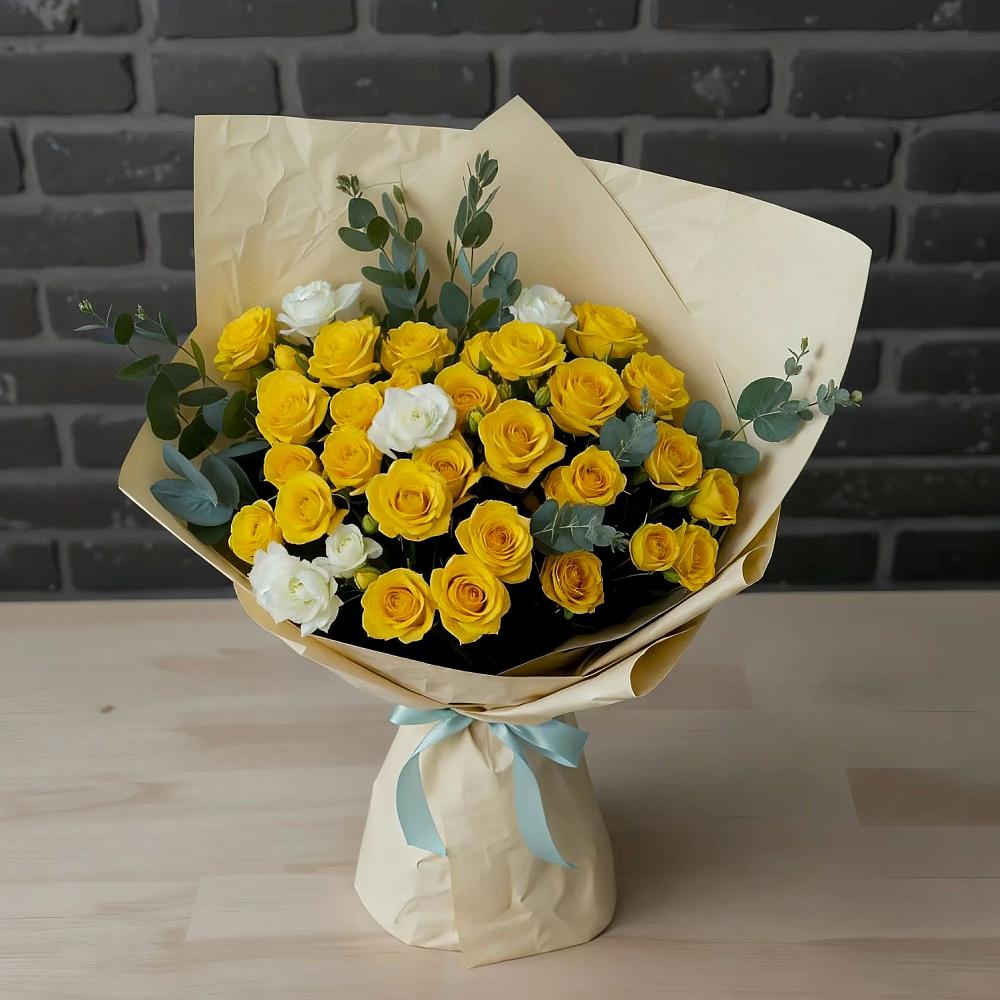 Букет цветов из: Розы в Заречный