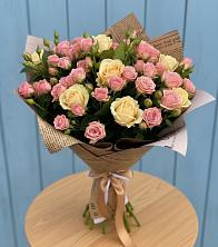 Букет цветов из:  Розы в Заречный