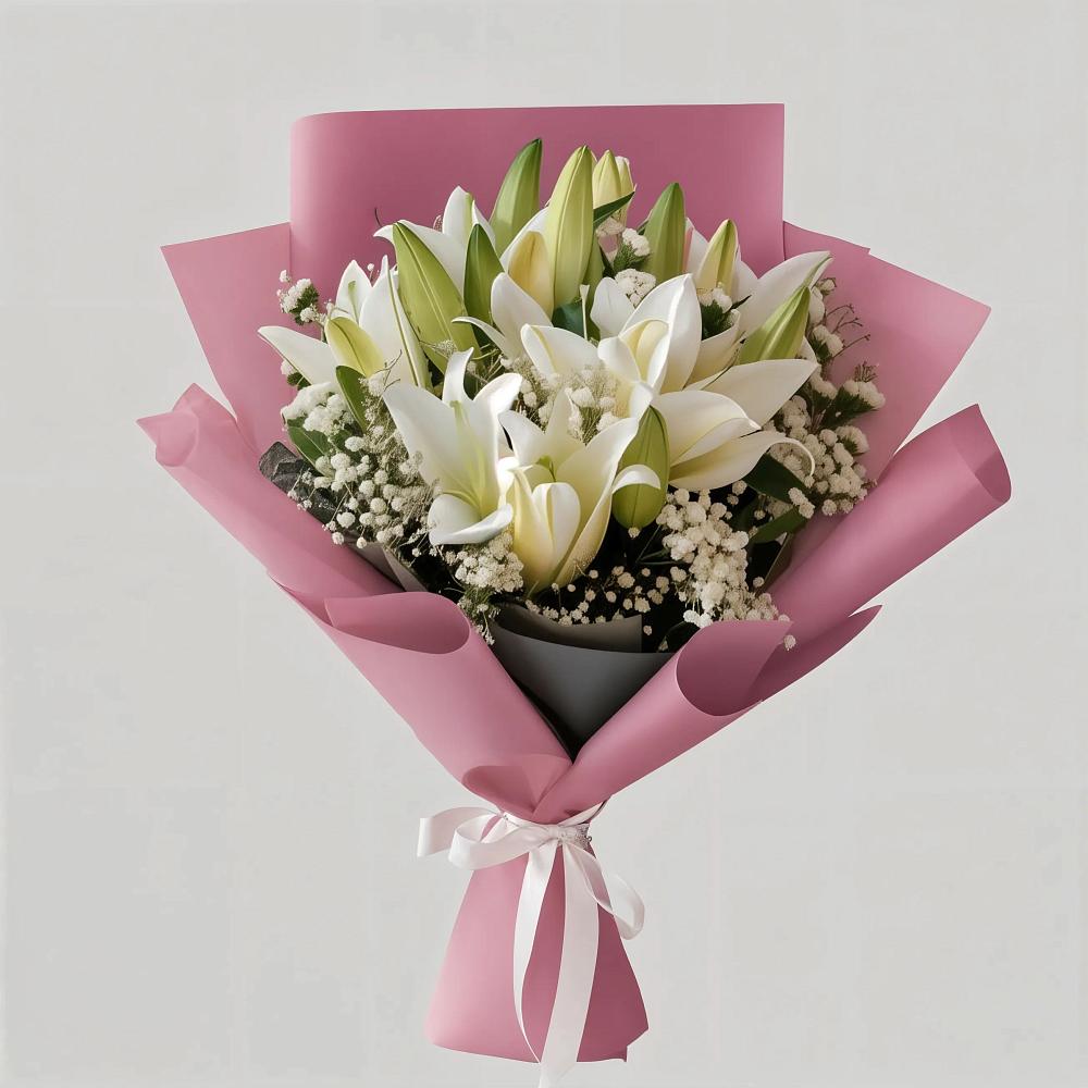 Букет цветов из: Лилии в Заречный