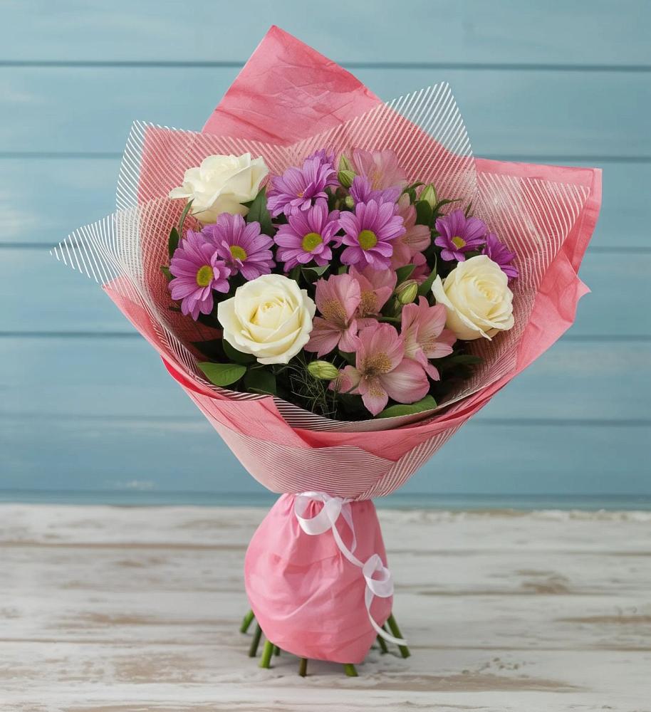 Букет цветов из: Герберы в Заречный