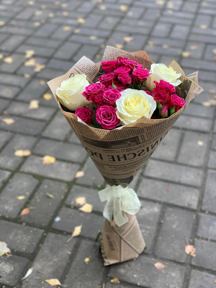 Букет цветов из: Розы в Заречный